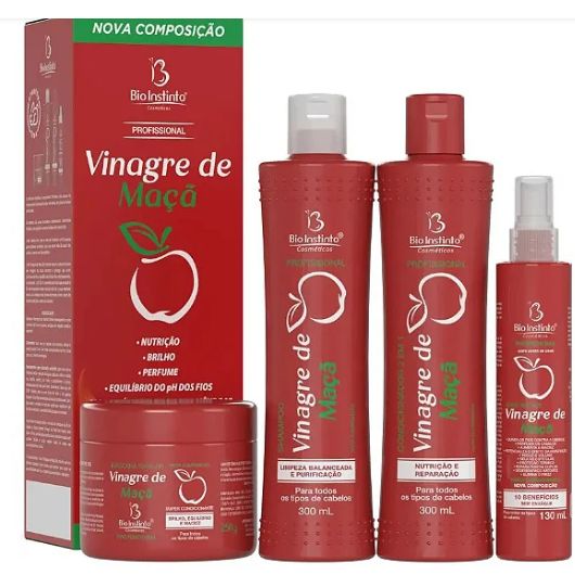 Kit Vinagre de Maça - Bio Instinto 4 Itens