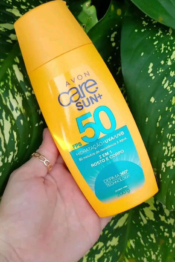 protetor solar avon care fator 50 indicado para o rosto e corpo